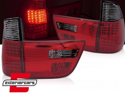 LED stražnja svjetla (crvena/smoke) / BMW X5 E53 (1999-2003), LDBMM9