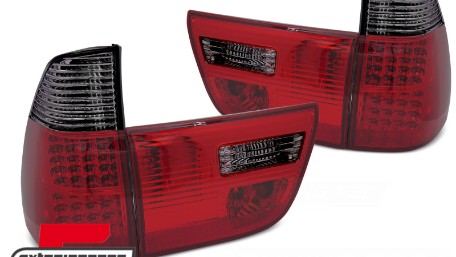 LED stražnja svjetla (crvena/smoke) / BMW X5 E53 (1999-2003), LDBMM9