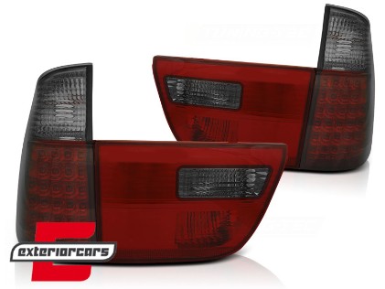 LED stražnja svjetla (crvena/smoke) / BMW X5 E53 (1999-2006), LDBMA4