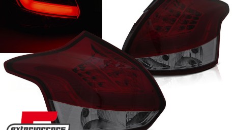 LED stražnja svjetla (crvena/smoke) / Ford Focus 3 Hatchback (2011-10.2014), LDFO53