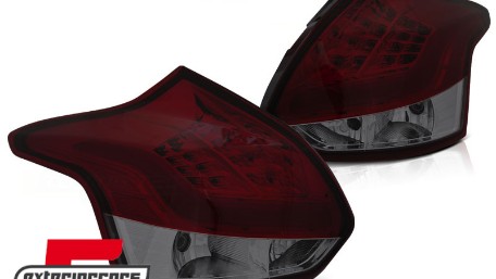 LED stražnja svjetla (crvena/smoke) / Ford Focus 3 Hatchback (2011-10.2014), LDFO53