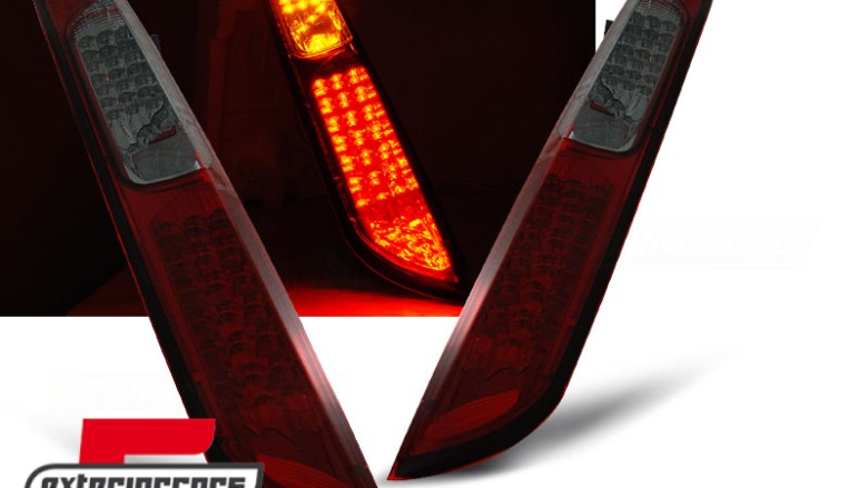 LED stražnja svjetla (crvena/smoke) / Ford Focus Mk2 Hatchback (2004-2008), LDFO28