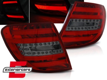 LED stražnja svjetla (crvena/smoke) / Mercedes C-klasa S204 karavan (2007-2010), LDME77