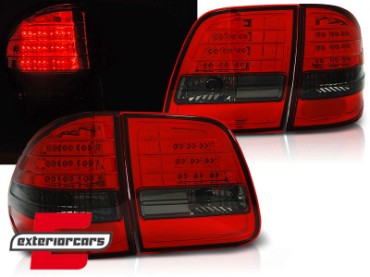 LED stražnja svjetla (crvena/smoke) / Mercedes E-klasa S210 karavan (1995-2002), LDME90