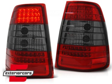 LED stražnja svjetla (crvena/smoke) / Mercedes E-klasa W124 (1985-1995) karavan, LDME26