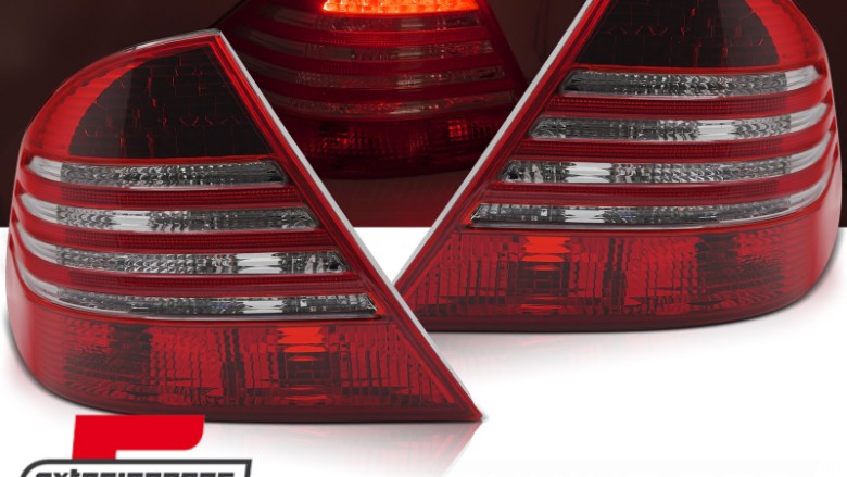 LED stražnja svjetla (crvena/smoke) / Mercedes S-klasa W220 (1998-2005), LDMEF9