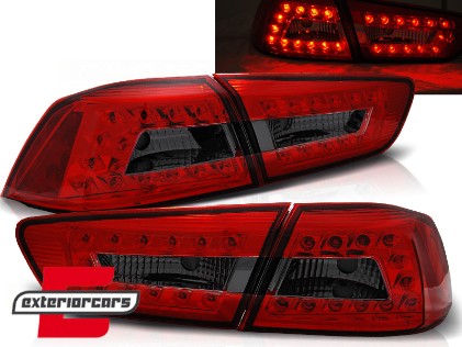 LED stražnja svjetla (crvena/smoke) / Mitsubishi Lancer 8 limuzina (2007-2011), LDMI05
