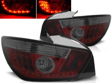 LED stražnja svjetla (crvena/smoke) / Seat Ibiza 6J (2008-) hatchback 3V, LDSE15