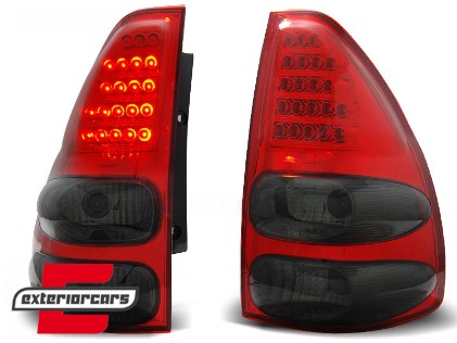 LED stražnja svjetla (crvena/smoke) / Toyota Land Cruiser FJ120 (2003-2008), LDTO08