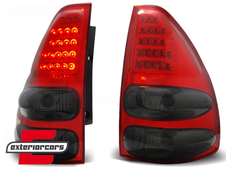 LED stražnja svjetla (crvena/smoke) / Toyota Land Cruiser FJ120 (2003-2008), LDTO08