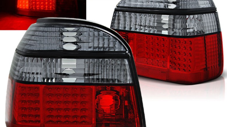 LED stražnja svjetla (crvena/smoke) / Volkswagen Golf 3 (09.1991-08.1997), LDVW50