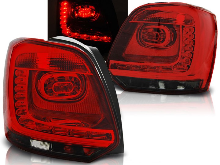 LED stražnja svjetla (crvena/smoke) / Volkswagen Polo (2009-2014), LDVWB3