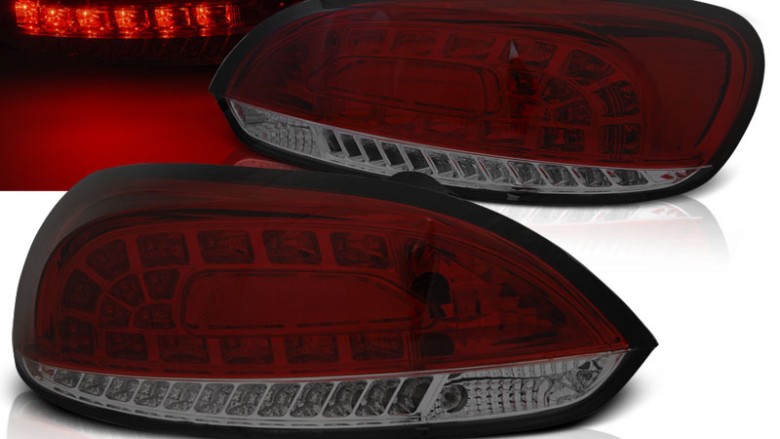LED stražnja svjetla (crvena/smoke) / Volkswagen Scirocco III (2008-04.2014), LDVWI2