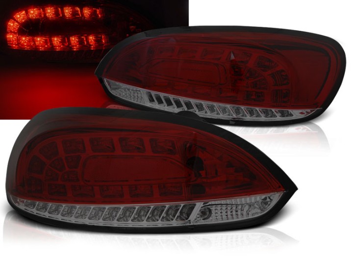 LED stražnja svjetla (crvena/smoke) / Volkswagen Scirocco III (2008-04.2014), LDVWI2