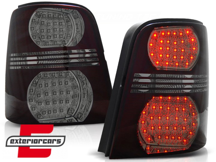 LED stražnja svjetla (crvena/smoke) / Volkswagen Touran (02.2003-2010), LDVW48