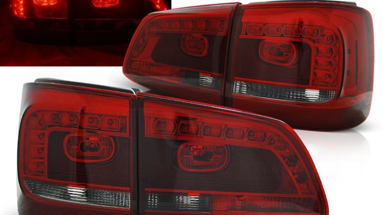 LED stražnja svjetla (crvena/smoke) / Volkswagen Touran (08.2010-2015), LDVWB0