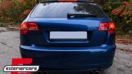 LED stražnja svjetla Facelift dizajn (crvena/kristal) / Audi A3 Sportback (2004-2008), LDAUA7