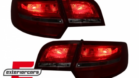 LED stražnja svjetla Facelift dizajn (crvena/kristal) / Audi A3 Sportback (2004-2008), LDAUA7