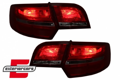LED stražnja svjetla Facelift dizajn (crvena/kristal) / Audi A3 Sportback (2004-2008), LDAUA7