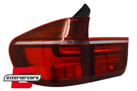 LED stražnja svjetla Facelift dizajn (crvena/kristal) / BMW X5 E70 (2007-05.2010), LDBME2