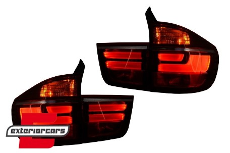 LED stražnja svjetla Facelift dizajn (crvena/kristal) / BMW X5 E70 (2007-05.2010), LDBME2