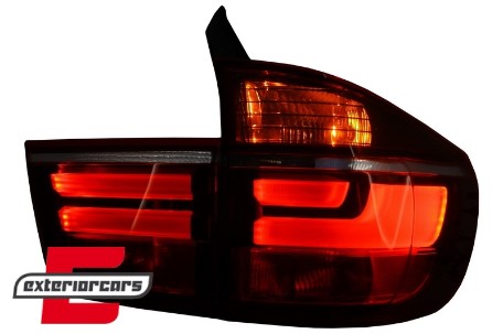 LED stražnja svjetla Facelift dizajn (crvena/kristal) / BMW X5 E70 (2007-05.2010), LDBME2