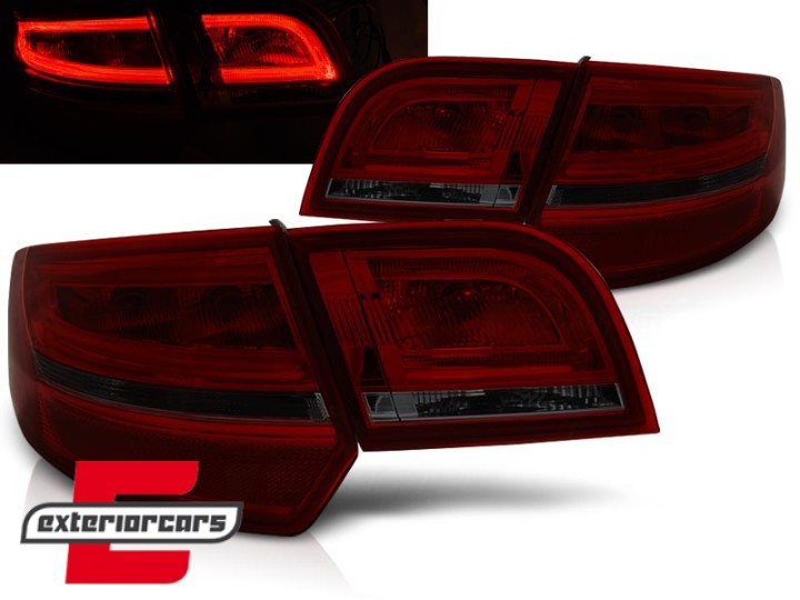 LED stražnja svjetla Facelift dizajn (crvena/smoke) / Audi A3 Sportback (2004-2008), LDAUA8