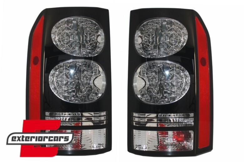 LED stražnja svjetla Facelift look (crna) / Land Rover Discovery III 3 & IV 4 (2004-2016), TLLRD4F