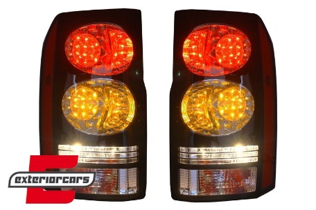 LED stražnja svjetla Facelift look (crna) / Land Rover Discovery III 3 & IV 4 (2004-2016), TLLRD4F