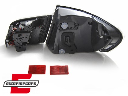 LED stražnja svjetla Facelift look (crna/chrome) / BMW serije 5 F10 (2010-07.2013) limuzina, LDBMF9