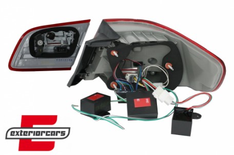 LED stražnja svjetla Facelift look (crvena/kristal) / BMW serije 3 E92 Coupe (2006-03.2010), LDBME4