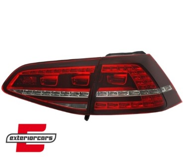 LED stražnja svjetla GTI look (crvena/kristal) / VW Golf 7 VII (2013-2017), LDVWE8
