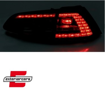 LED stražnja svjetla GTI look (crvena/smoke) / VW Golf 7 VII (2013-2017), LDVWE9
