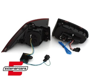 LED stražnja svjetla GTI look (crvena/smoke) / VW Golf 7 VII (2013-2017), LDVWE9