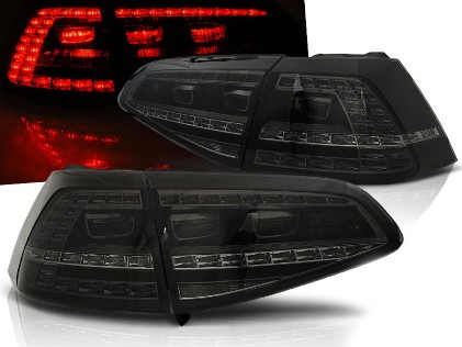 LED stražnja svjetla GTI look (smoke) / VW Golf 7 VII (2013-2017), LDVWF0
