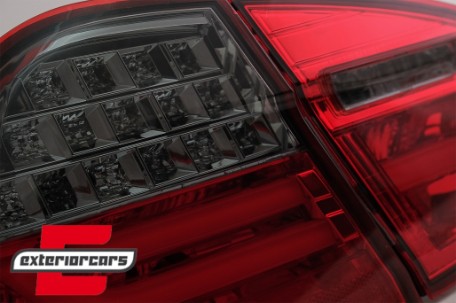 LED stražnja svjetla LCI LightBar dizajn (crvena/smoke) / BMW serije 3 E90 limuzina (2005-2008), LDBMC6
