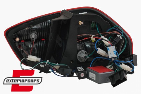 LED stražnja svjetla LCI LightBar dizajn (crvena/smoke) / BMW serije 3 E90 limuzina (2005-2008), LDBMC6