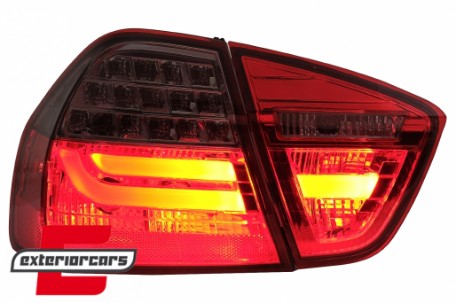 LED stražnja svjetla LCI LightBar dizajn (crvena/smoke) / BMW serije 3 E90 limuzina (2005-2008), LDBMC6