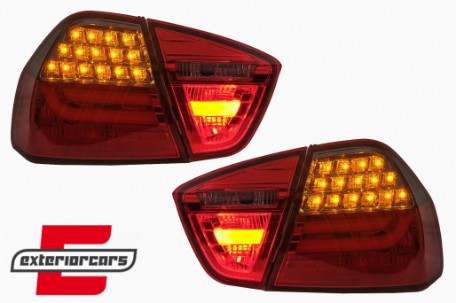 LED stražnja svjetla LCI LightBar dizajn (crvena/smoke) / BMW serije 3 E90 limuzina (2005-2008), LDBMC6
