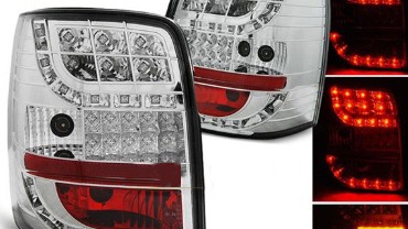 LED stražnja svjetla LED žmigavci (chrome) / Volkswagen Passat B5 3BG (2000-2004), LDVW84