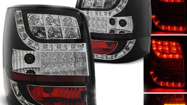 LED stražnja svjetla LED žmigavci (crna) / Volkswagen Passat B5 3BG (2000-2004), LDVW85