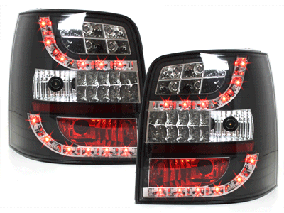 LED stražnja svjetla LED žmigavci (crna) / Volkswagen Passat B5 3BG (2000-2004), LDVW85