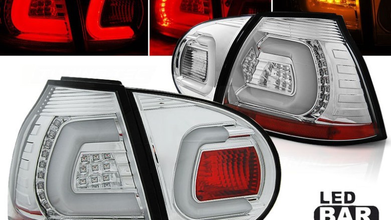LED stražnja svjetla LedBar (chrome) / Volkswagen Golf 5 (2003-2008), LDVWA1