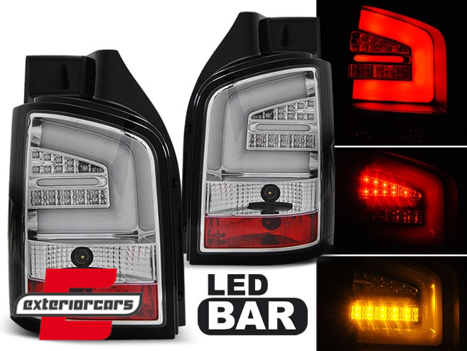 LED stražnja svjetla LedBar (chrome) / Volkswagen T5.1 (04.2010-2015), LDVW96