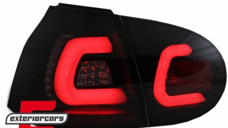 LED stražnja svjetla LedBar (crna/smoke) / Volkswagen Golf 5 (2003-2008), LDVWA4