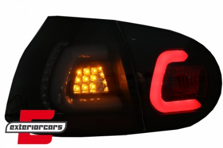 LED stražnja svjetla LedBar (crna/smoke) / Volkswagen Golf 5 (2003-2008), LDVWA4
