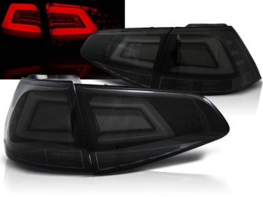 LED stražnja svjetla LedBar (crna/smoke) / VW Golf 7 VII (2013-2017), LDVW03