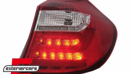 LED stražnja svjetla LedBar (crvena/kristal) / BMW serije 1 E81 E87 (09.2007-2011), LDBM87