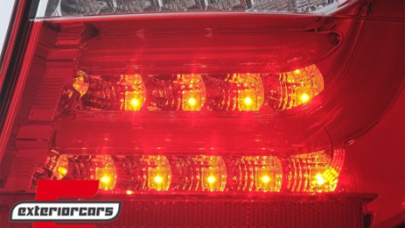 LED stražnja svjetla LedBar (crvena/kristal) / BMW serije 1 E81 E87 (09.2007-2011), LDBM87