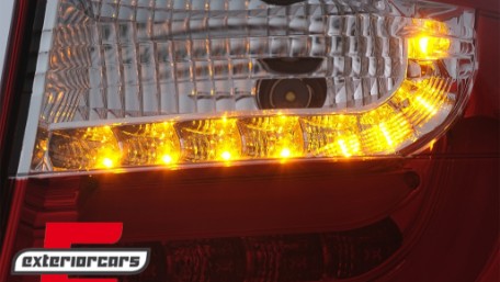 LED stražnja svjetla LedBar (crvena/kristal) / BMW serije 1 E81 E87 (09.2007-2011), LDBM87